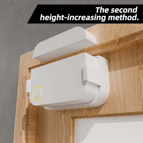 Alarm Contact Sensor Riser for Ring 2nd Gen 10mm Height Extension Kit for Uneven Doors & Windows | Crown Molding & Trim Installation No-Tools Mounting Snap-On Design (Sensor & Magnet Not Included) (2) - 2