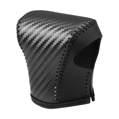 A ABSOPRO Gear Shift Head Knob Cover Transmission Lever Trim for Lexus UX 200 UX 250h 2019 2020 2021 2022 Faux Leather Black