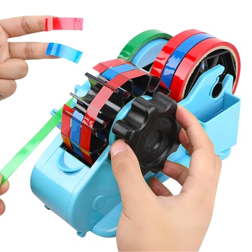 Klebebandabroller, Multifunktions Klebeband Abroller, Abroller Klebeband, Klebestreifen Abroller, Tischabroller, Klebebandspender, Klebefilmabroller, für Klebebandbreiten bis zu 1-4CM