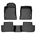 MAXLINER Floor Mats 2 Row Liner Set Black for 2014-2018 Mercedes Benz CLA / 2015-2018 GLA