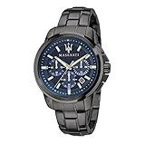 Originalverpackung Maserati Herrenuhr, Kollektion Successo, Quarzuhrwerk, Stoppuhr, aus Edelstahl - R8873621005