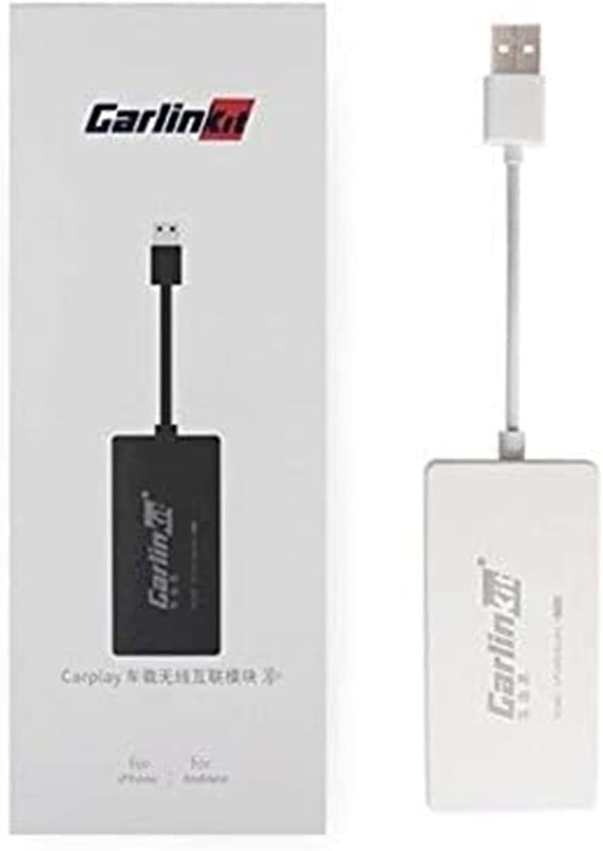 Wireless Carplay Dongle,Android Auto, Mirroring, Mini Smartphone Link Receiver Adapter Auto Navigation Multimedia Player for Android Head Unit