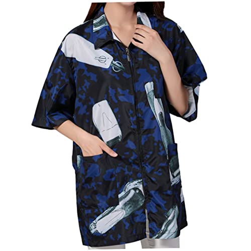Smock respirant et lavable contre les poils et taches de coiffure
