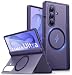 Vihibii Magnetic for Samsung Galaxy Z Fold 8 Ultra Case with Stand, Purple