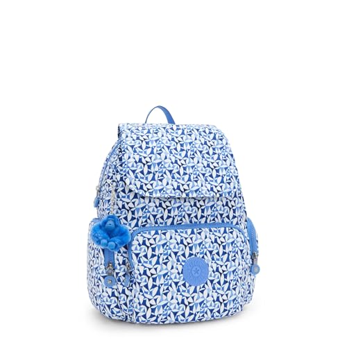 Kipling City Zip Small Printed Backpack Crazy Leaves4