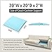 Tromlycs Couch Sofa Cushion Support for Sagging Seat Arched Furniture Seat Under Cushion Sag Repair Set of 3