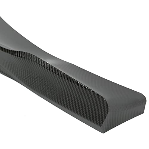 HECASA Front Bumper Lip Compatible with 2012-2017 BMW 5 Series F10 M5 Bumper Center Chin Lip Spoiler Carbon Fiber Plastic by HECASA - Image 9