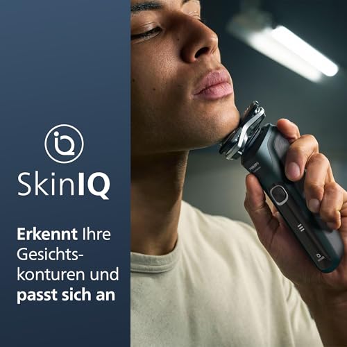 Foto von Philips Shaver Series 5000 – Elektrischer Nass- und Trockenrasierer für Herren mit ausklappbarem Trimmer, Ladestation & Reiseetui (Model S5884/35)