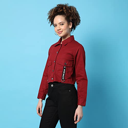 Image of Women's Cotton Jacket Relaxed Fit For Casual Wear | Full Sleeve | Stylish Wear Cotton Jacket Crafted With Comfort Fit And High Performance For Everyday Wear