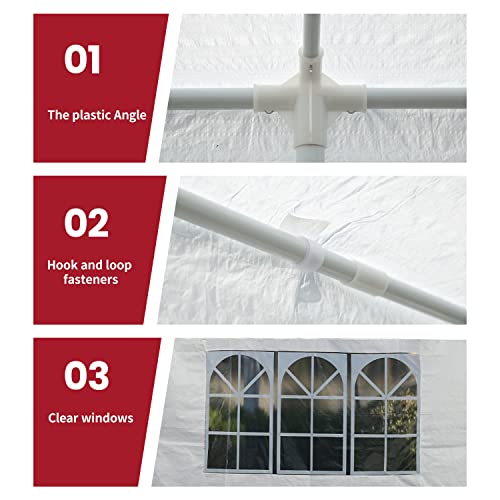10'X30' Party Wedding Outdoor Patio Tent Canopy Heavy Duty Gazebo Pavilion -5 #TOP6