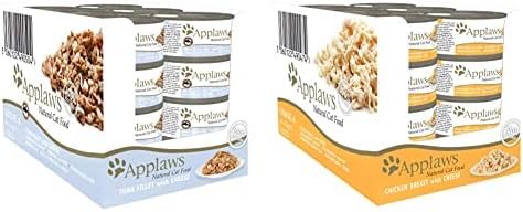 Applaws 100% Natural Wet Cat Food, Ocean Fish, 156g Tins Pack of 6