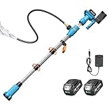 SEESII Cordless Stick Water Transfer Pump, with 2×4000mAh Batteries&Charger, Detachable Battery Pod, 740GPH 21V Portable Water Pump for Garden/Bilge/Boat/Well/Rain Barrels/Basement