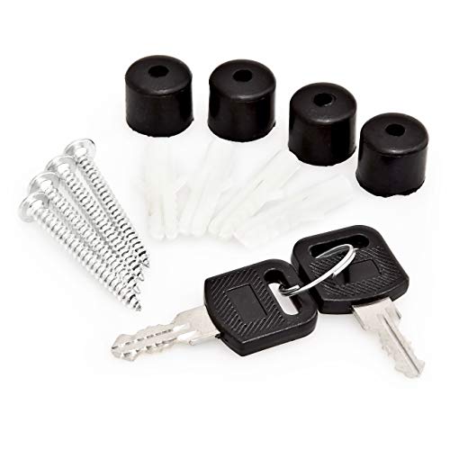 Design brievenbus van metaal 25 x 40 cm groen/wit/zilver/zwart zwart - Afbeelding 5