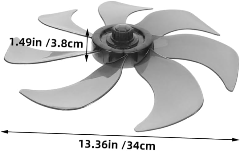 IMIKEYA 2pcs Replacement Fan Blades Thickened Plastic Blades for Table Pedestal and Wall Fans and Versatile Cooling for Indoor Outdoor Use