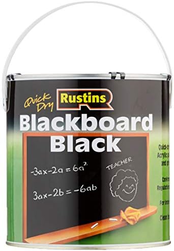 Rustins Blackboard Black Paint 250ml