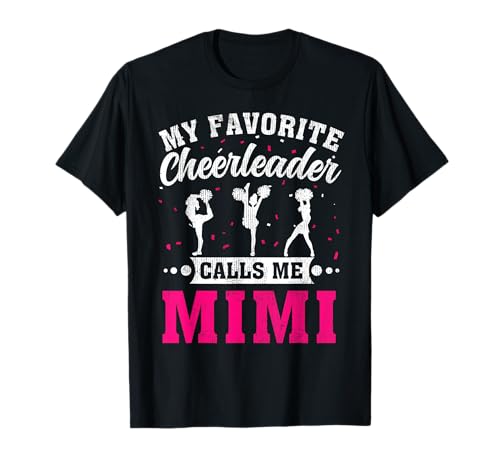 My Favorite Cheerleader Calls Me Mimi Mother's Day T-Shirt