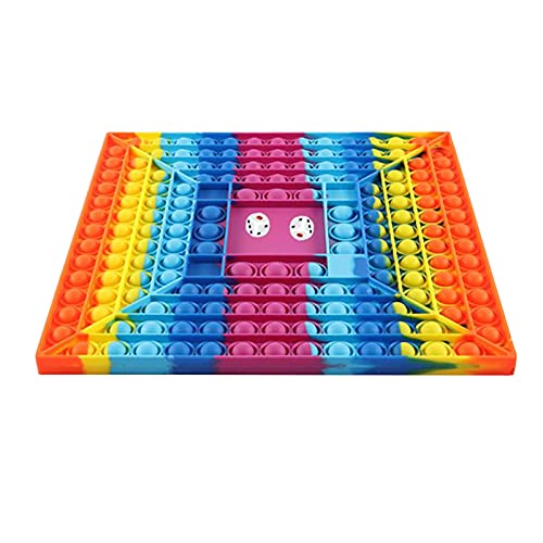 Schachbrett Fidget Spielzeug, 30cm Rainbow Bubble Spielzeug Cover
