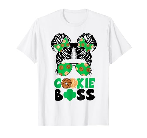 Scout Cookie Boss - Gafas de sol para niñas Camiseta