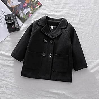 Amazon.com: MoZiKQin Toddler Baby Boys Girls Wool Coat Winter Warm
