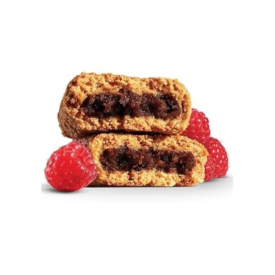 Nature's Fig Bar Variety Pack, 18 Twin Packs Blueberry & Raspberry, Plant-Based, Non-GMO, Whole Grains, 2 oz Each. Custom Bundled by MOOCHI (Packaging may vary)