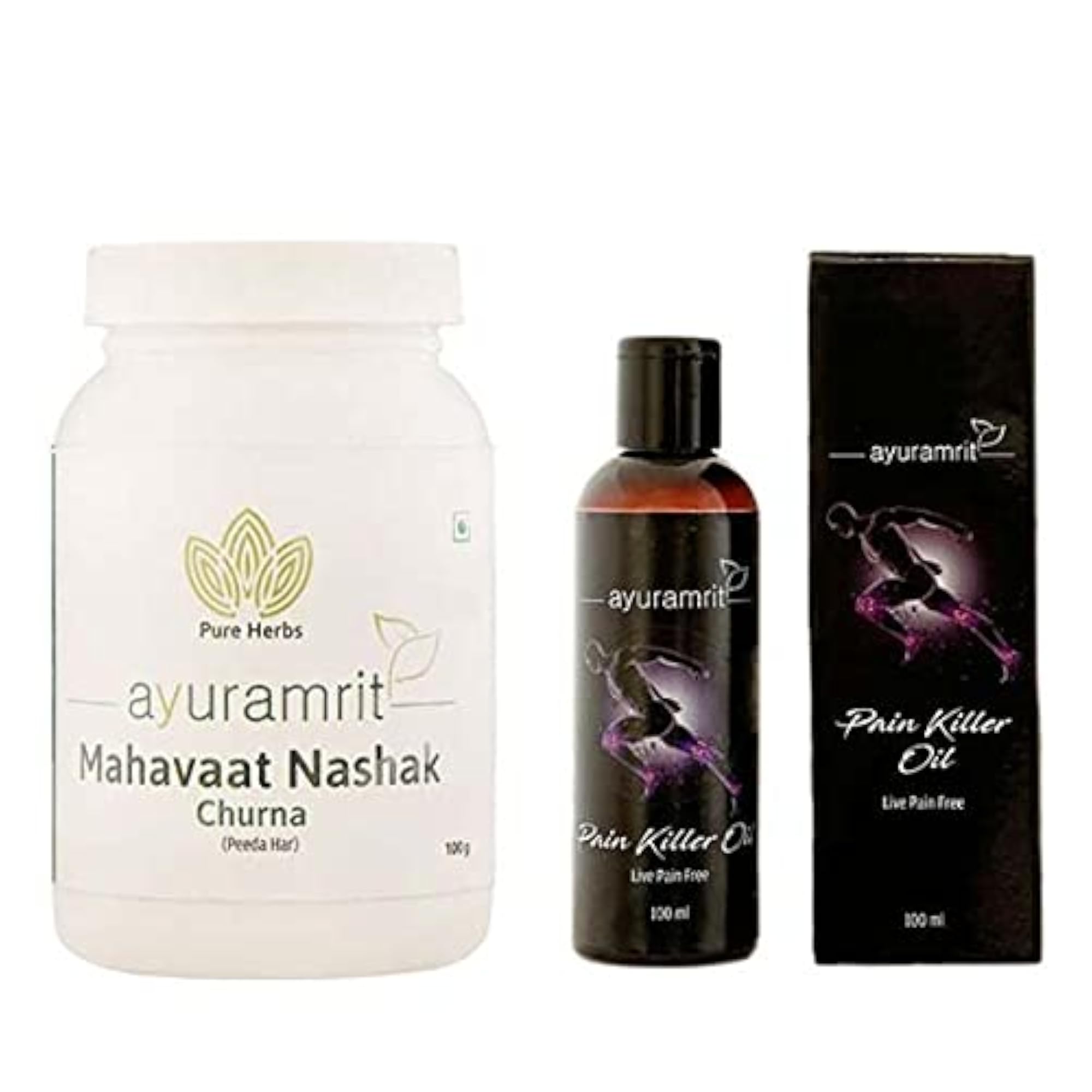 Ayur Amrit Harshringar Leaves Powder, Pure Herbs