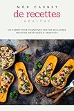  Mon Carnet de Recettes: Mes 100 meilleures recettes diététiques et sportives - carnet vierge à compléter (Les Carnets de Manon - Fitness Series)