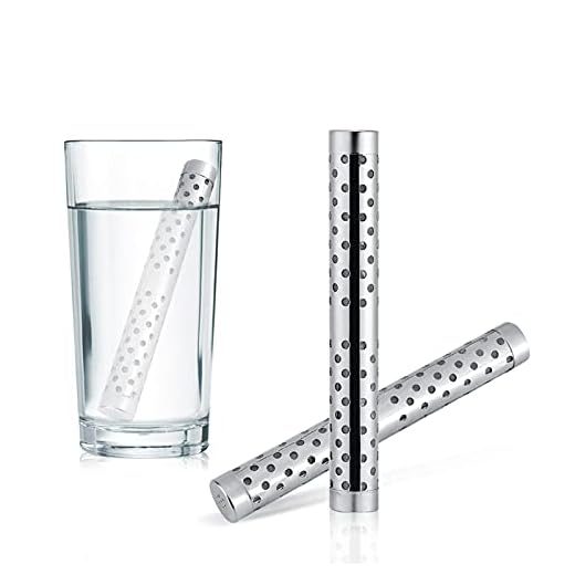 DEWIN Hydrogen Stick, Stainless Steel Hydrogen Alkaline Water Stick, PH Alkalizer Ionizer Mineral Purifier Filter
