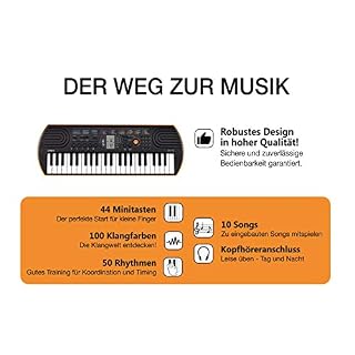 Casio – SA-76 – Clavier – Casio Sa-76 – 44 Mini-Touches Noir - Les Beatles, Paul McCartney, John Lennon, RIngo Starr, George Harrison Casio - SA-76 - Clavier - Casio Sa-76 - 44 Mini-Touches Noir – Image 6