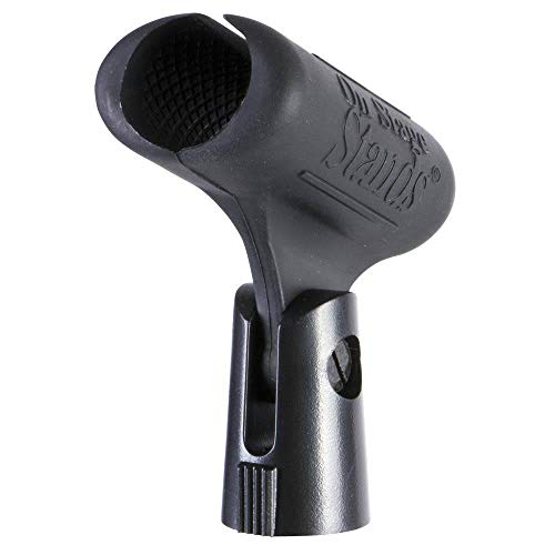 OnStage On-Stage MY100 Unbreakable Rubber Universal Dynamic Microphone Clip,Black
