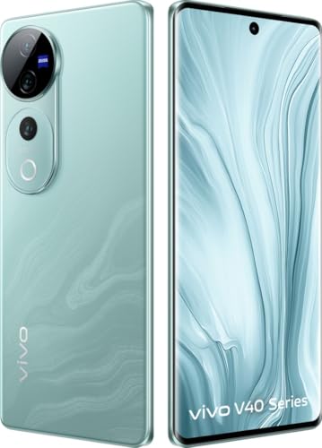 Image of vivo V40 Pro 5G (Blue, 8GB RAM, 256GB Storage) | Mediatek Dimensity 9200+ Processor | AMOLED Display | Dual Nano-SIM | 5500mAh Battery