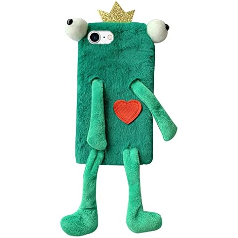 Uposao Plush Frog Case for iPhone 7/8 Cover