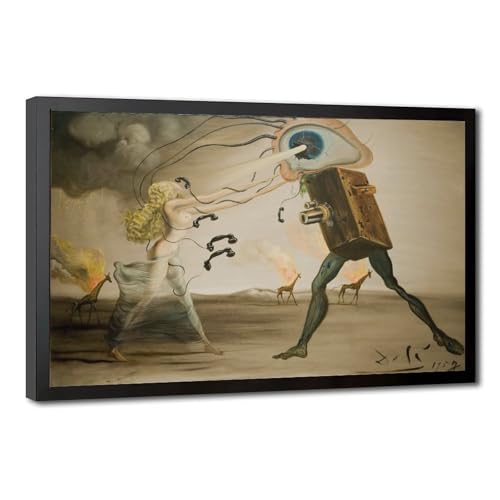 Toile Salvador Dali Girafe Décoration Murale Moderne pour Sublimez Votre Bureau et Salon