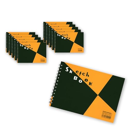 図案スケッチブック S160 10冊セット|画材 色彩 鉛筆 画用紙 お絵描き 絵 デッサン 絵具 ボールペン クレヨン 文具 アイデア ペン マーカー 色鉛筆