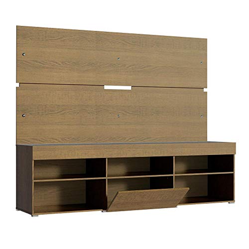 Rack com Painel Sobreposto para TV até 65 Polegadas Madesa Everest - Rustic