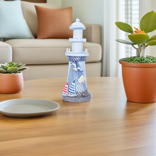 Faro de madera mediterráneo Abaodam para decorar tu baño con un toque rústico 6