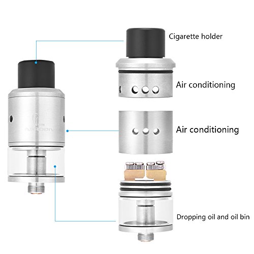 Vigorea neue E Zigarette 75W Starterset 2200mAh,TC (Temperaturregelung) Box Mod, 0.2ohm Verdampfer, 4ml Tank… – Bild 4