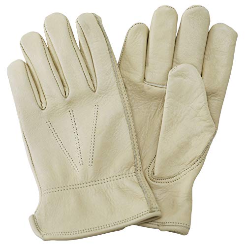 Guantes de jardinería para hombre Kent & Stowe de cuero resistentes L