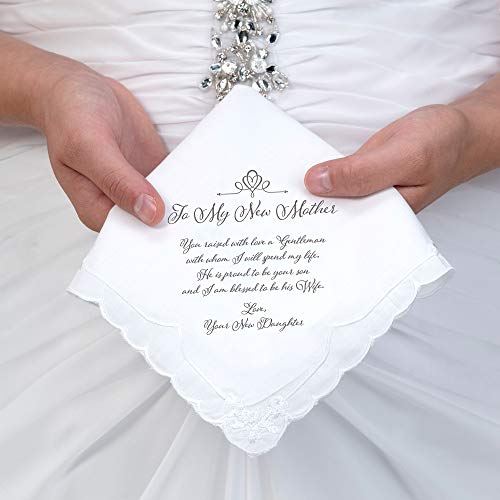 Lillian Rose New Mother Verse Wedding Gift Hankie 6.5" #TOP2