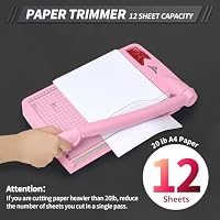 JIELISI A4 Hebelschneider 30 cm, bis 12 Blatt für Büro & Bastelarbeiten – Ansicht 3