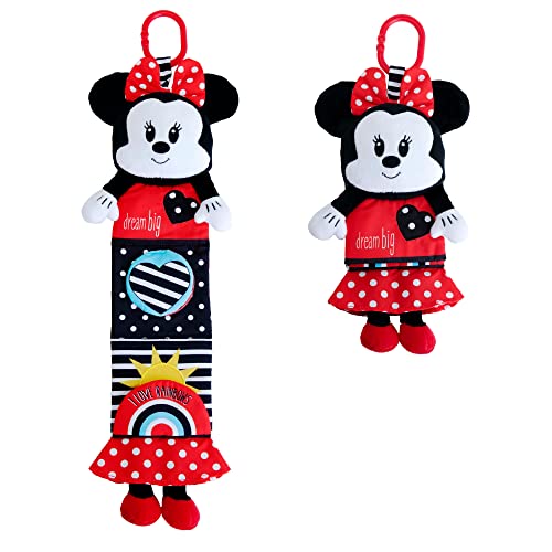 Kids Preferred Disney Baby Minnie Roll Out Soft Book, Black And White High Contrast Crinkle Plush, Boys And Girls Ages 0+, Stroller On The Go (81258) #TOP18