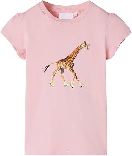 T shirt pour enfants rose clair 104