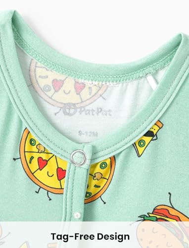 PATPAT Matching Family Pajamas Sets Couples Pjs 2 Piece Viscose Made from Bamboo Sleepwear for Baby, Kids, Women, Men4