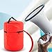 Honeydak Megaphone Storage Bag with Handle Thick Imitation Nylon Waterproof Megaphone Speaker Bag for Football Basketball Homecoming Squad Team Party Dance Club Parade Competition, Red