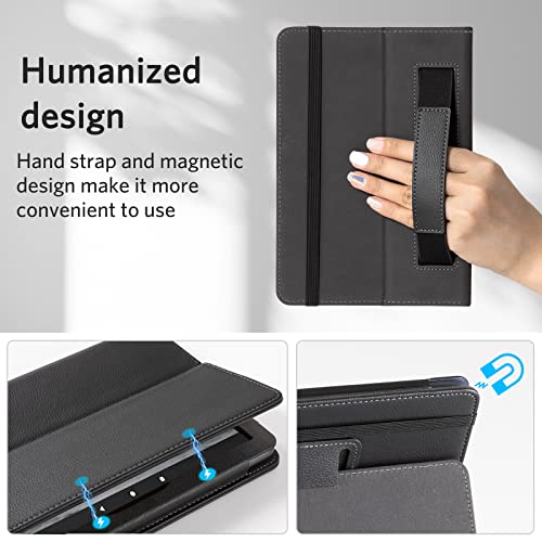 Cobak Case For All-New Fire 8 Tablet (2020/2022 Model, 10/12 Generation) - Premium Pu Leather Slim Folding Stand Shell Multiple Viewing Angles Cover With Auto Wake/Sleep #TOP4