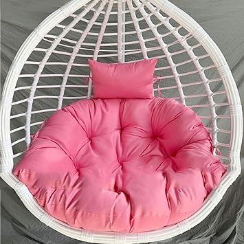 1 Round Cushion for Swing Chair for Outdoor| Indoor Hammock| Balcony| Garden| Patio Swing Pillow(Peach)-image-45