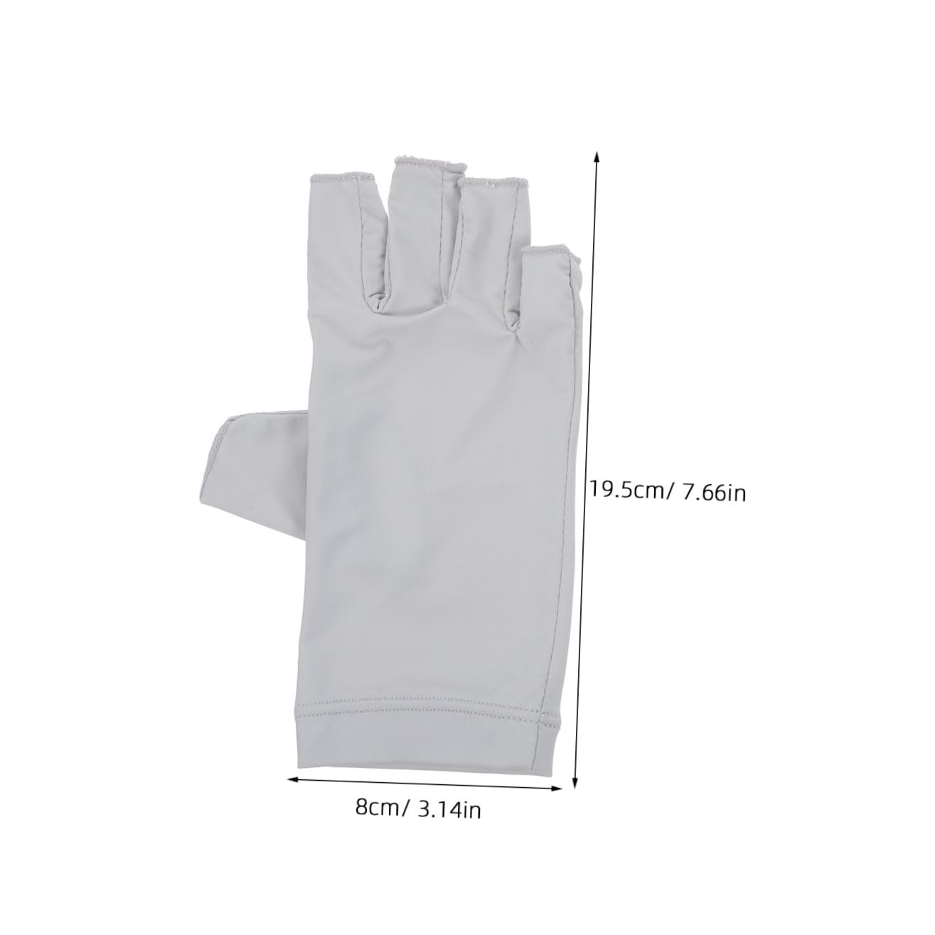 FRCOLOR 5 Pares Guantes Uv Gel Para Uñas Guantes Para Uñas De Gel Guantes Anti Rayos Ultravioleta Guantes De Manicura Protección Uv Guante De Chicas Blindaje De Las Mujeres Sin Dedos Tela