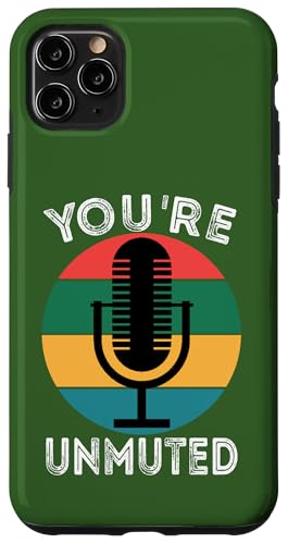 You're Unmute ���g���}�C�N WFH Broadcaster �X�}�z�P�[�X iPhone 11 Pro Max �p