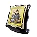 BEXCO Mini Lord Shiva Photo Frame Car Dashboard Idol | Acrylic Stand with Golden & Rhinestone Embellishments | Bhagwan Shiv Murti for Mandir Puja & Spiritual Gift (Height 8 cm)