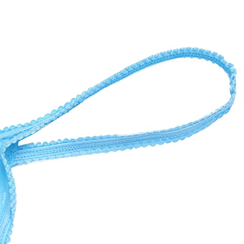 Men's Sissy Pouch Lace G-String Thongs Panties Sheer T-Back Briefs Underwear Nightwear4