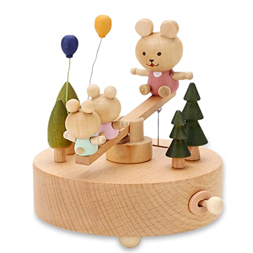 ROSIKING Classical Music Box Revolve Musical Boxes Christmas Birthday Valentine's Day Gifts for Lover, Boyfriend, Girlfriend, Husband, Wife Plays Castle in The Sky
